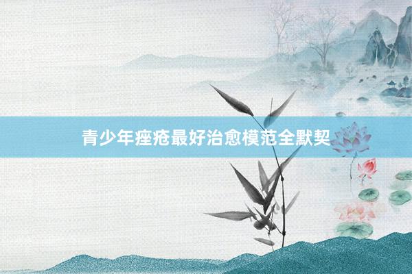 青少年痤疮最好治愈模范全默契